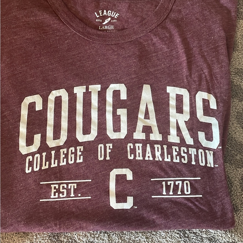 Large College of Charleston shirt